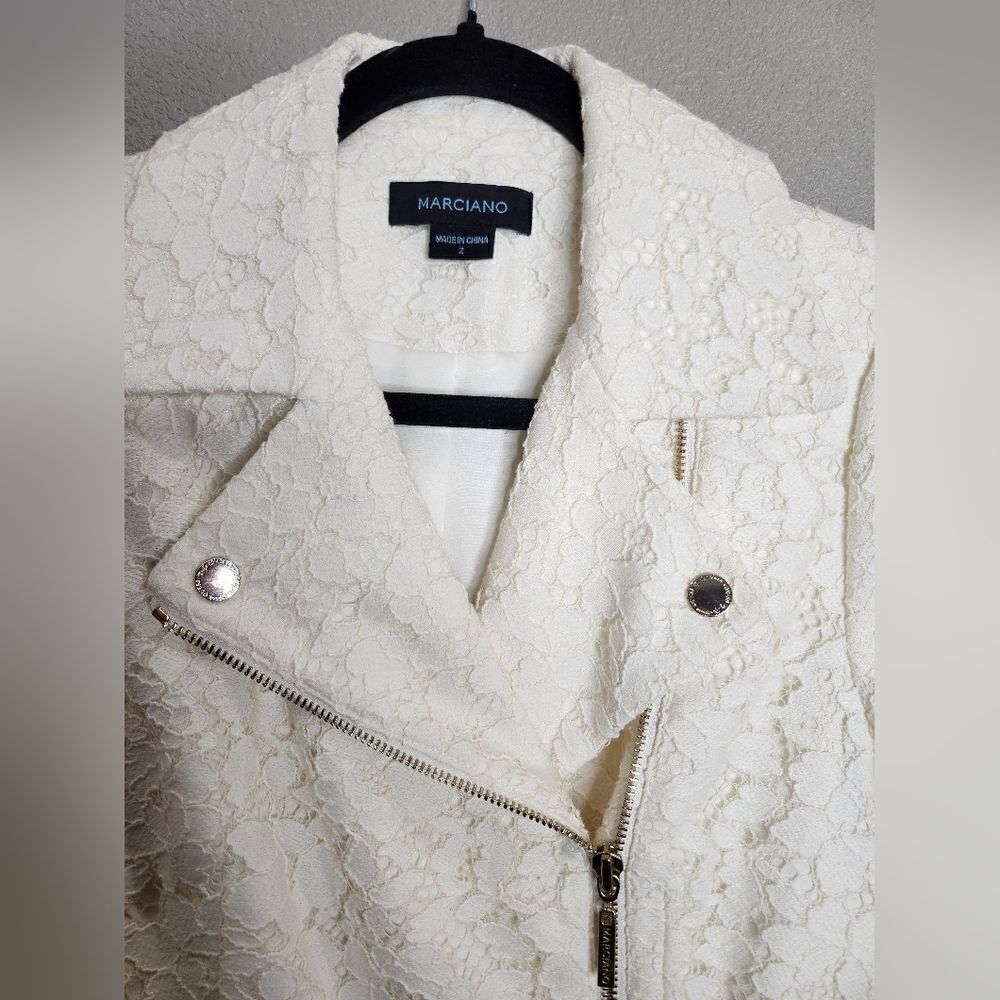 Marciano cream colored lace jacket‎ - Picture 5 of 10